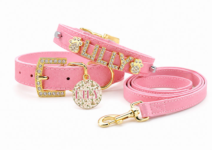 Collar | Baby Pink Suede