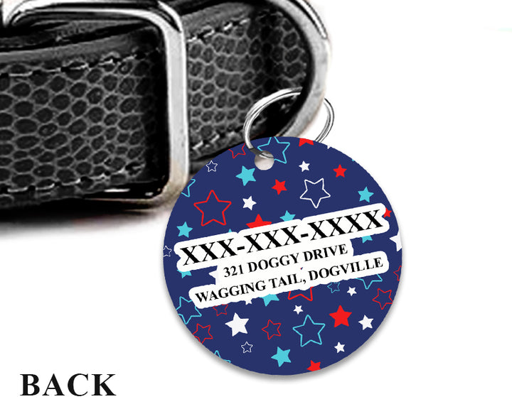 Pet ID Tag | Americana Stars