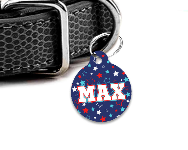 Pet ID Tag | Americana Stars