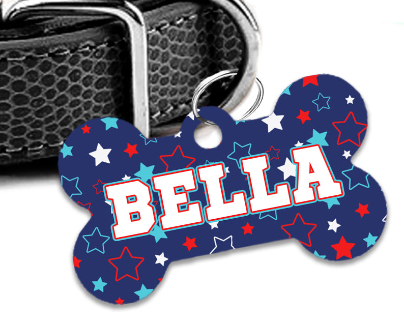Pet ID Tag | Americana Stars