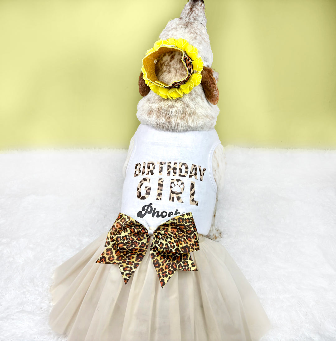 Personalized Birthday Girl Outfit | The Yellow Cheetah