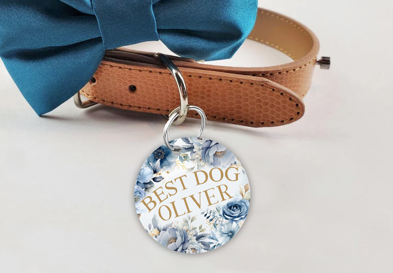 Best Dog Wedding ID Tag | 4 Color Options