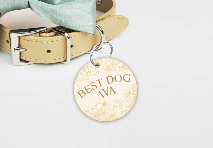 Best Dog Wedding ID Tag | 4 Color Options