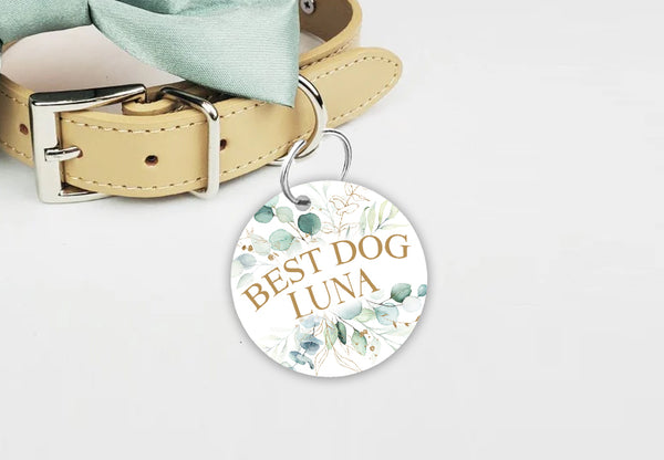 Best Dog Wedding ID Tag | 4 Color Options
