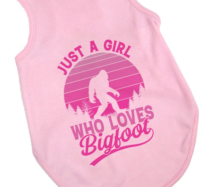 Just A Girl Who Loves Bigfoot Tee | Two Color Choices