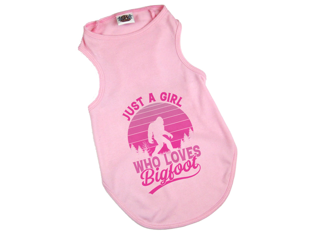 Just A Girl Who Loves Bigfoot Tee | Two Color Choices