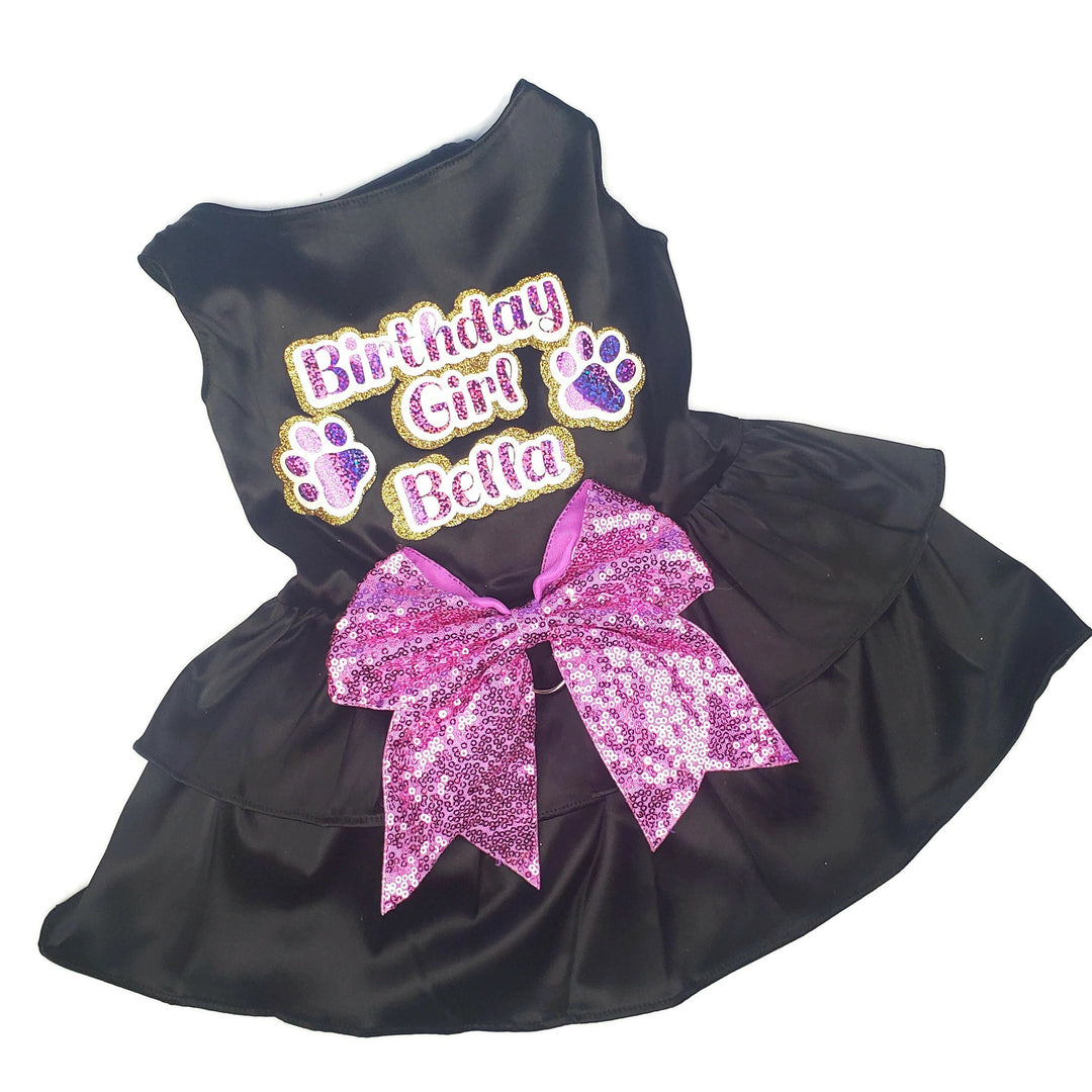 Personalized Birthday Doggy Dress | The Dark Diva House Of FurBaby Personalized Birthday Doggy Dress | The Dark Diva House Of FurBaby