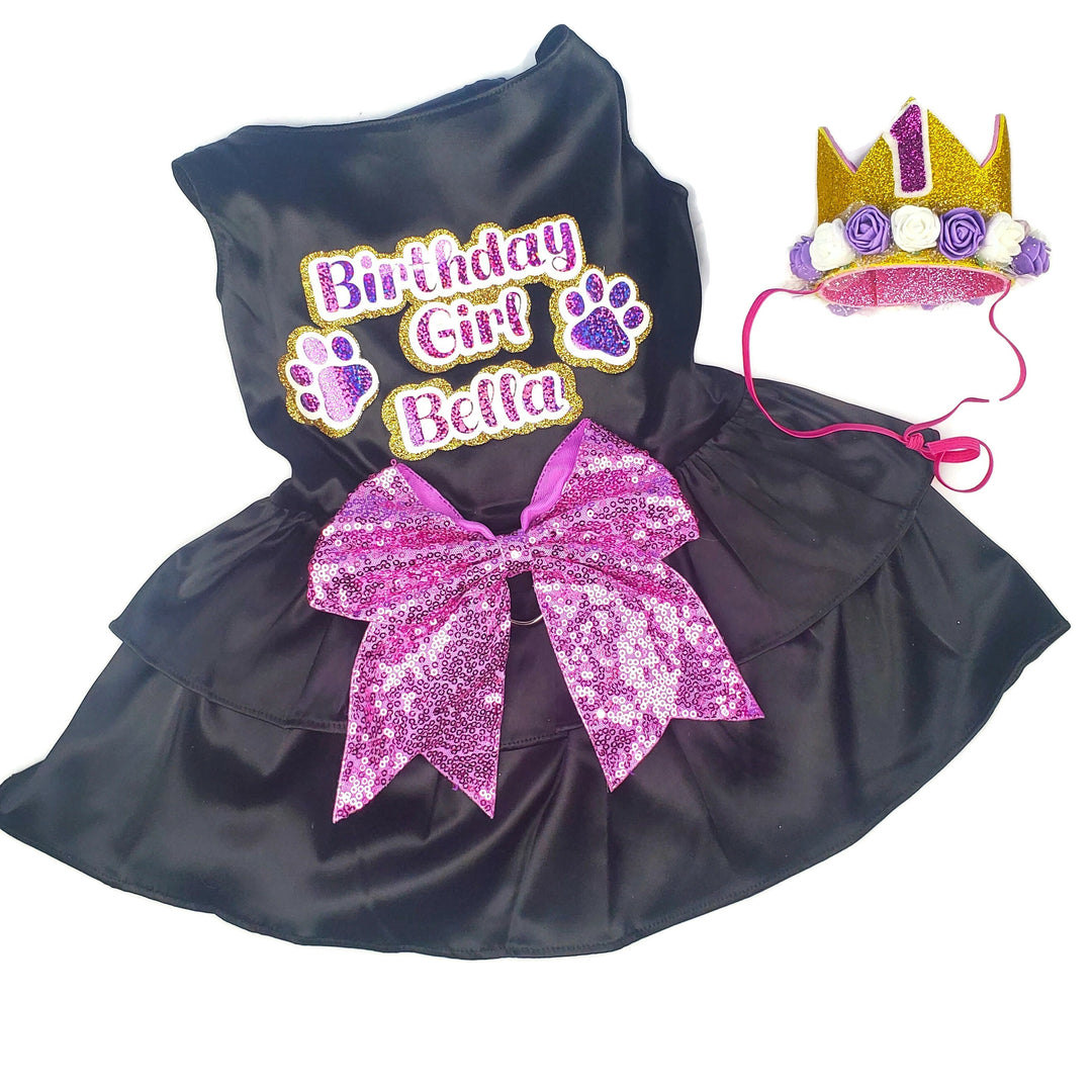 Personalized Birthday Doggy Dress | The Dark Diva