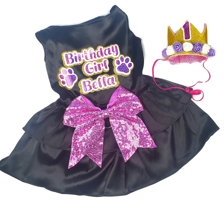 Personalized Birthday Doggy Dress | The Dark Diva