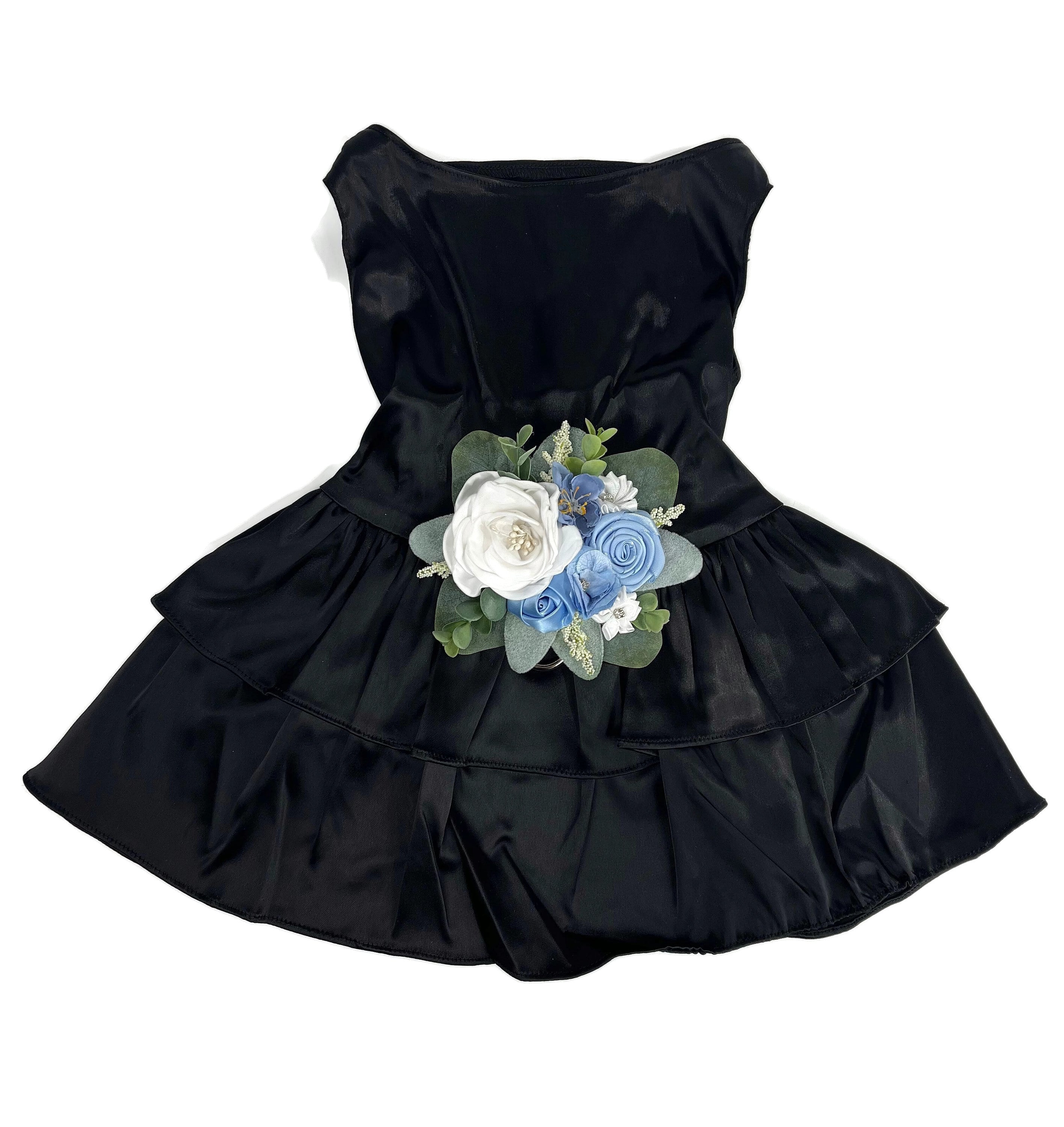 Satin Pet Dress | The Osie | 10 Color Options | Black