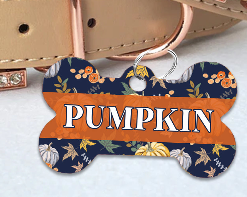 Pet ID Tag | Boujee Pumpkin