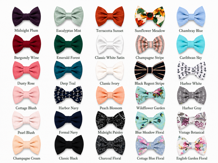 Groove Tuxedo Harness in Black | 30 Bowtie Color Options