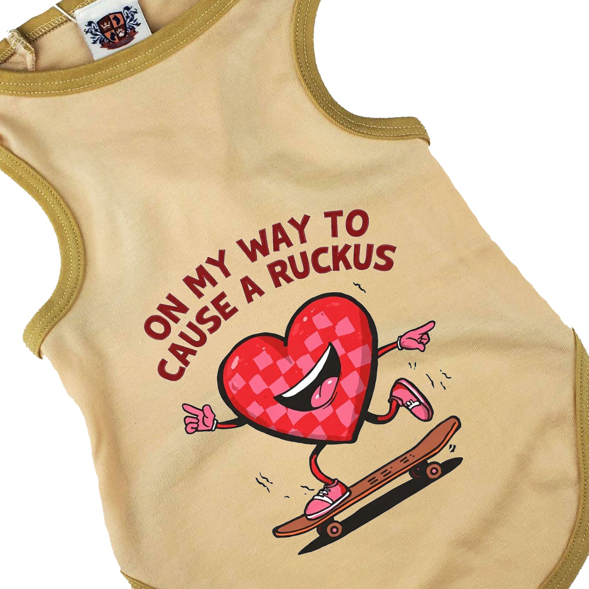 Dog Shirt | On My Way To Cause A Ruckus