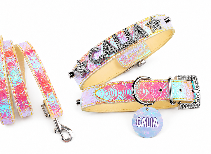 Fire Opal Personalized Pet Collar