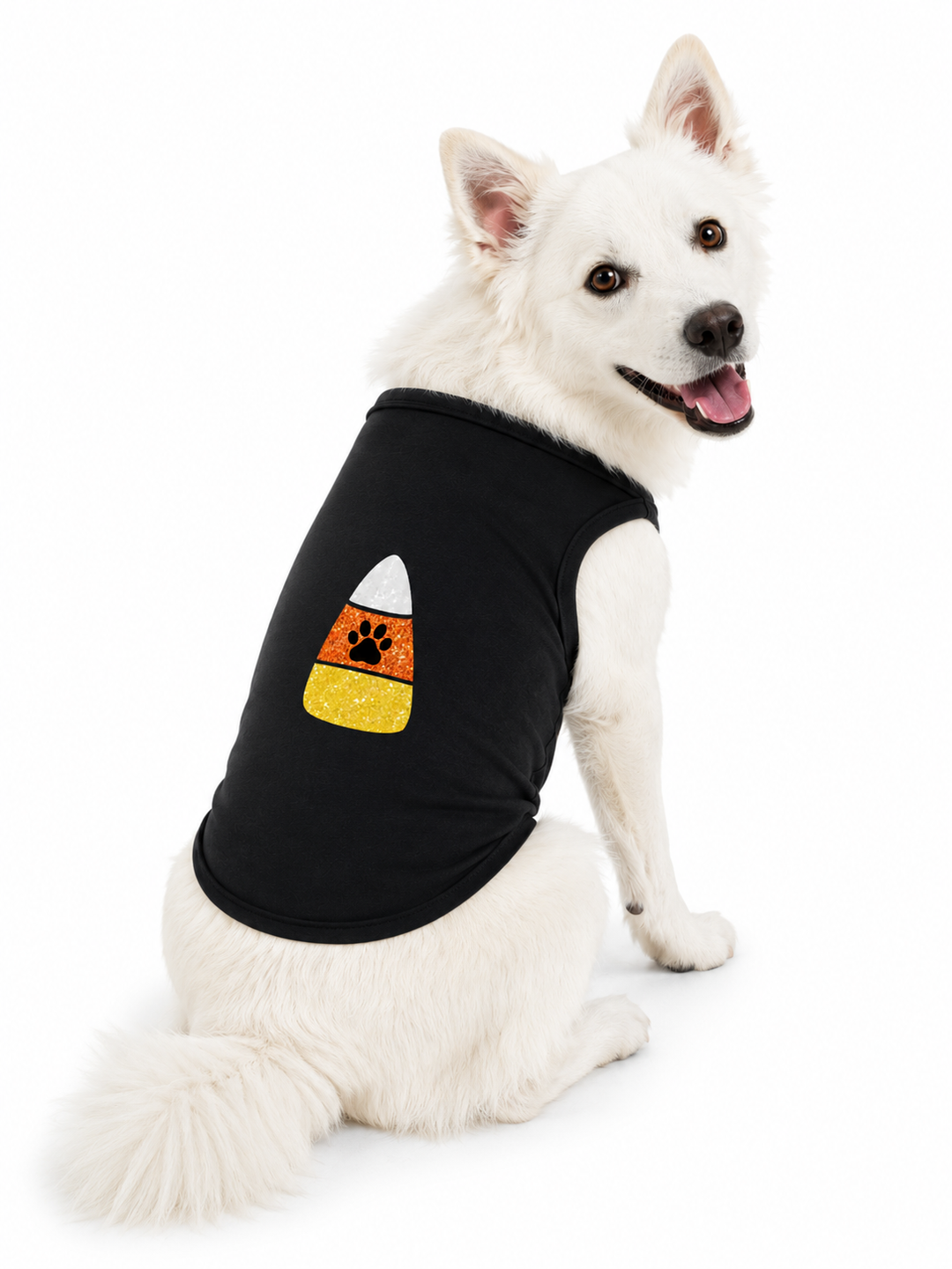 Halloween Dog Shirt | Sparkle Candy Corn