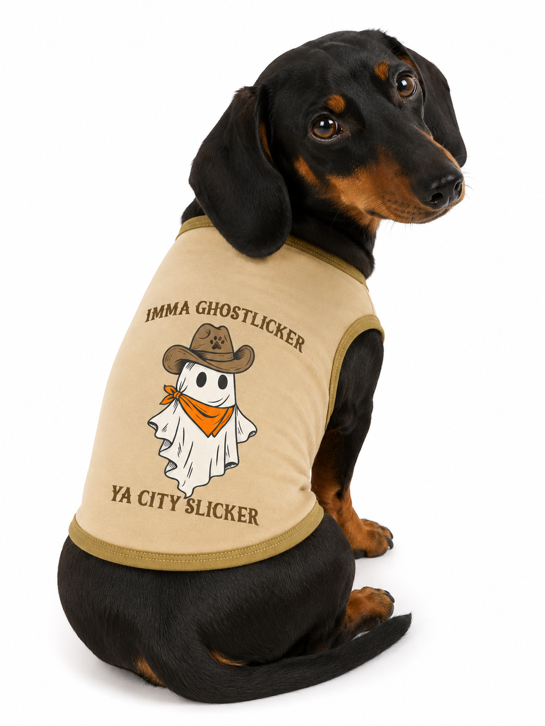 Halloween Dog Shirt | Cowboy Ghostlicker