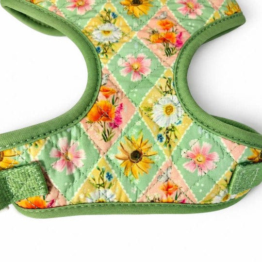 Heirloom Garden Quilted Dog Harness | Adjustable Pet Harness
