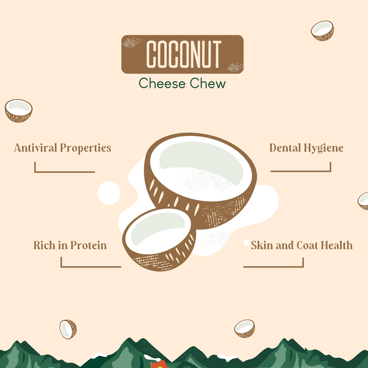 Coconut Cheese Chews for Dogs