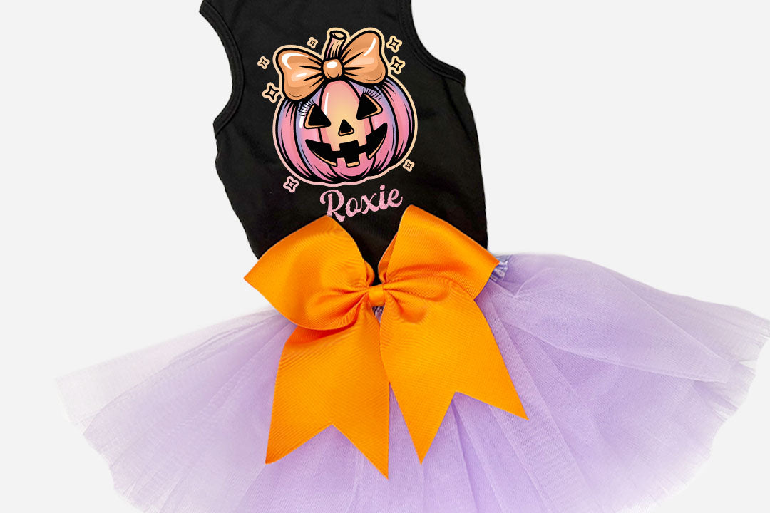 Halloween Dog  Costume | Coquette Pumpkin