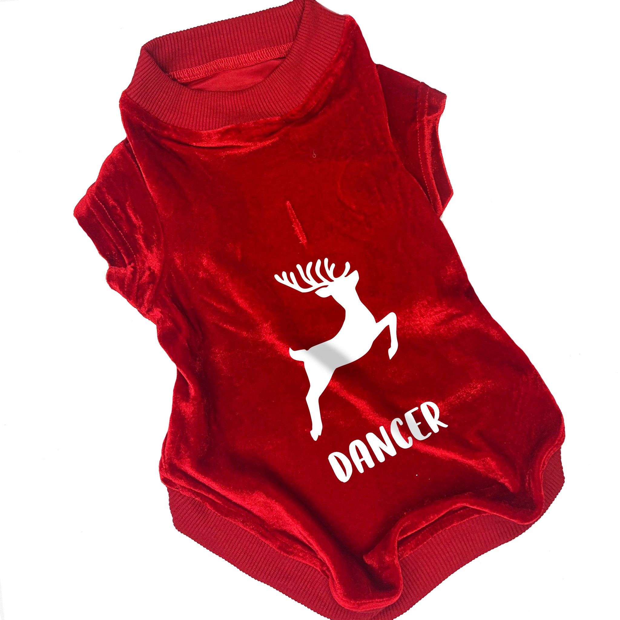 Red Velvet Jumper | Dancing Reindeer