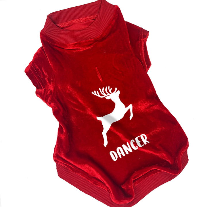 Red Velvet Jumper | Dancing Reindeer