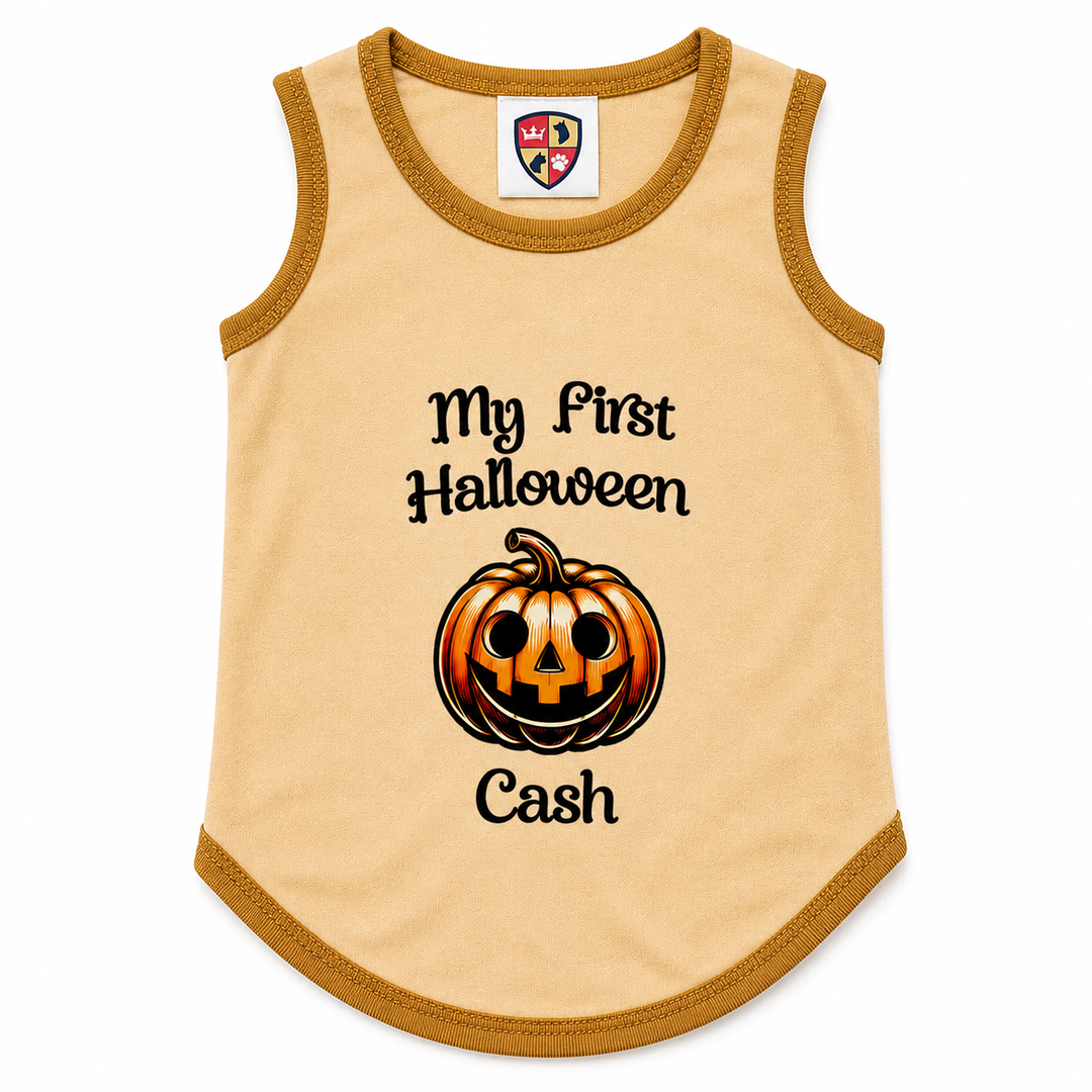 My First Halloween Personalized Tee and optional bandana