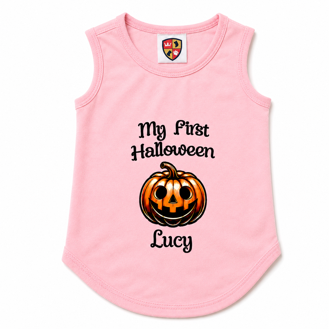 My First Halloween Personalized Tee and optional bandana
