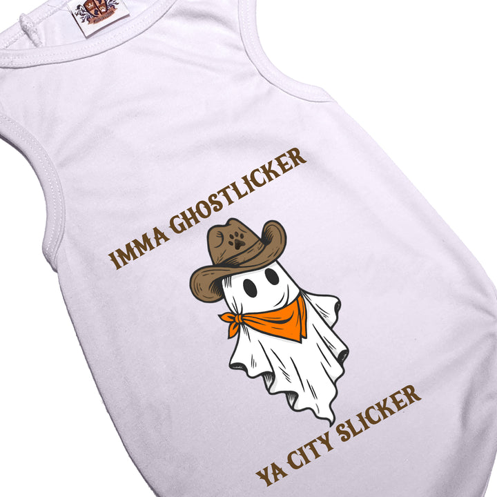 Halloween Dog Shirt | Cowboy Ghostlicker