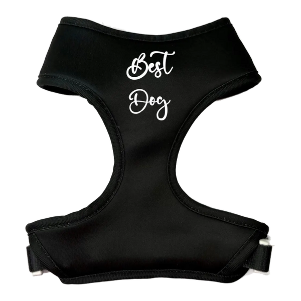 Best Dog Black Satin Harness