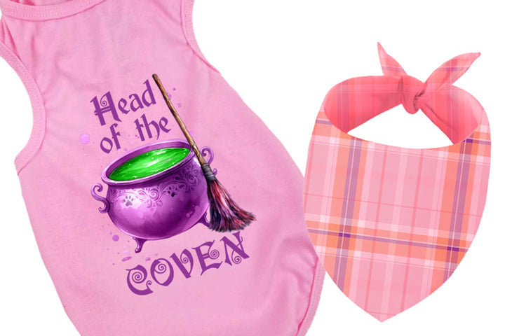 Halloween Dog Bandana Costume | Head Of The Coven