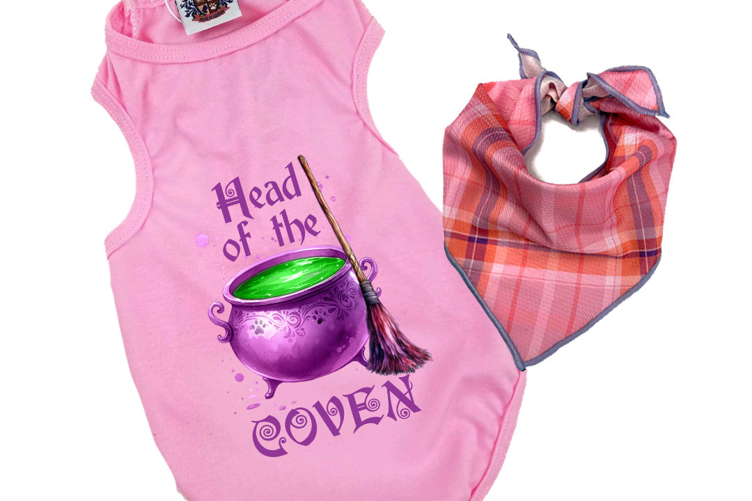 Halloween Dog Bandana Costume | Head Of The Coven