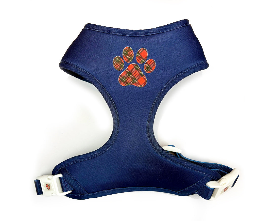 Holiday Harness | Holiday Plaid Paw