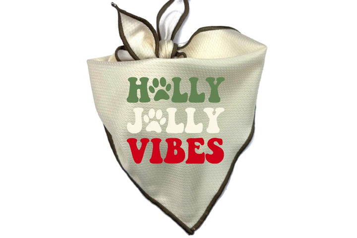 Holiday Dog Bandana | Holly Jolly Vibes