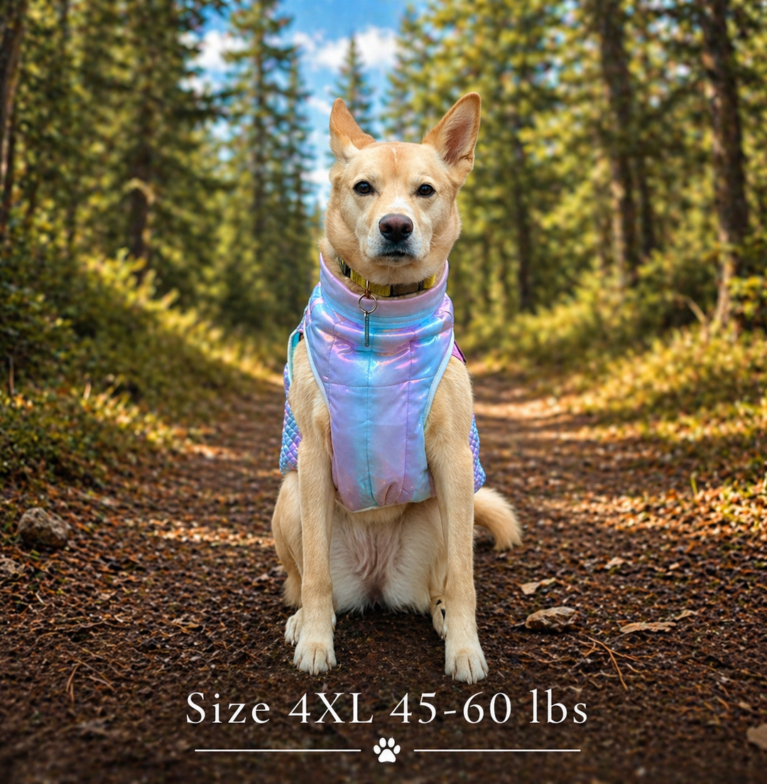 Reflective Unicorn Step-in pet jacket