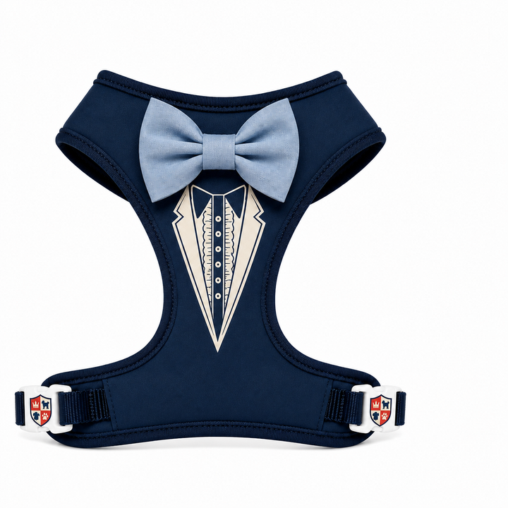 Groove Tuxedo Harness in Navy | 30 Bowtie Color Options