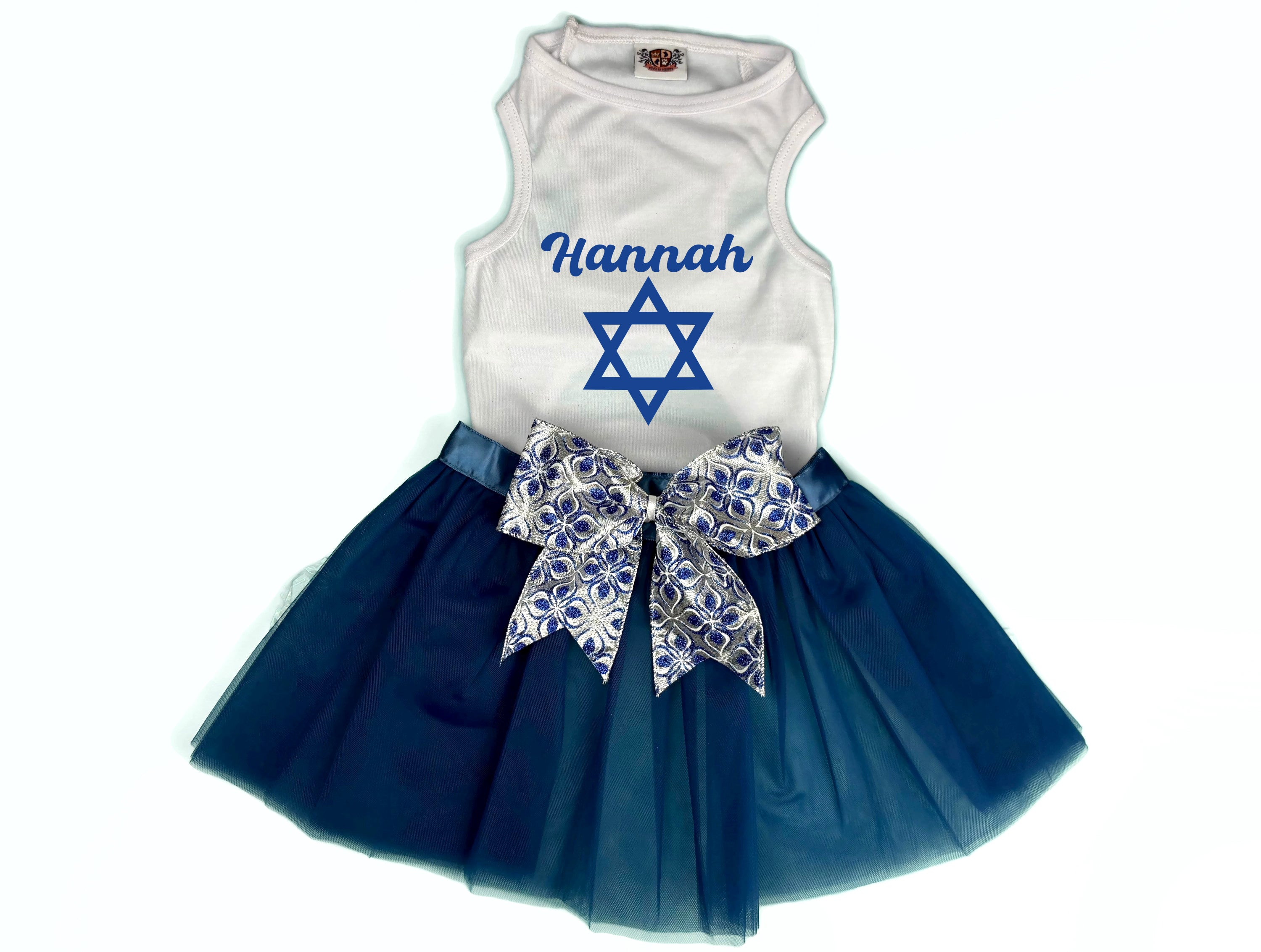 Star Of David Hanukkah Pet Outfit
