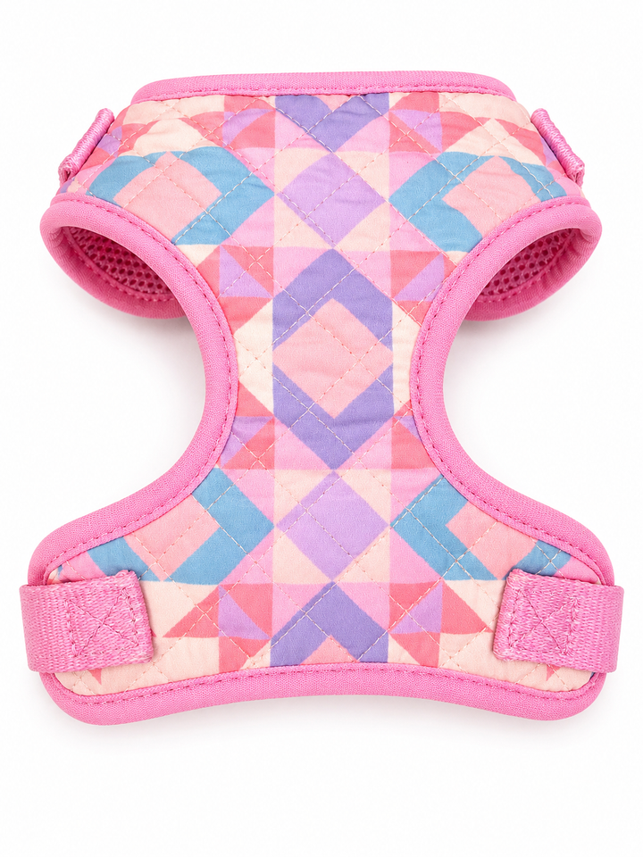 Low Country Dog Harness | Pastel Print Adjustable Pet Harness