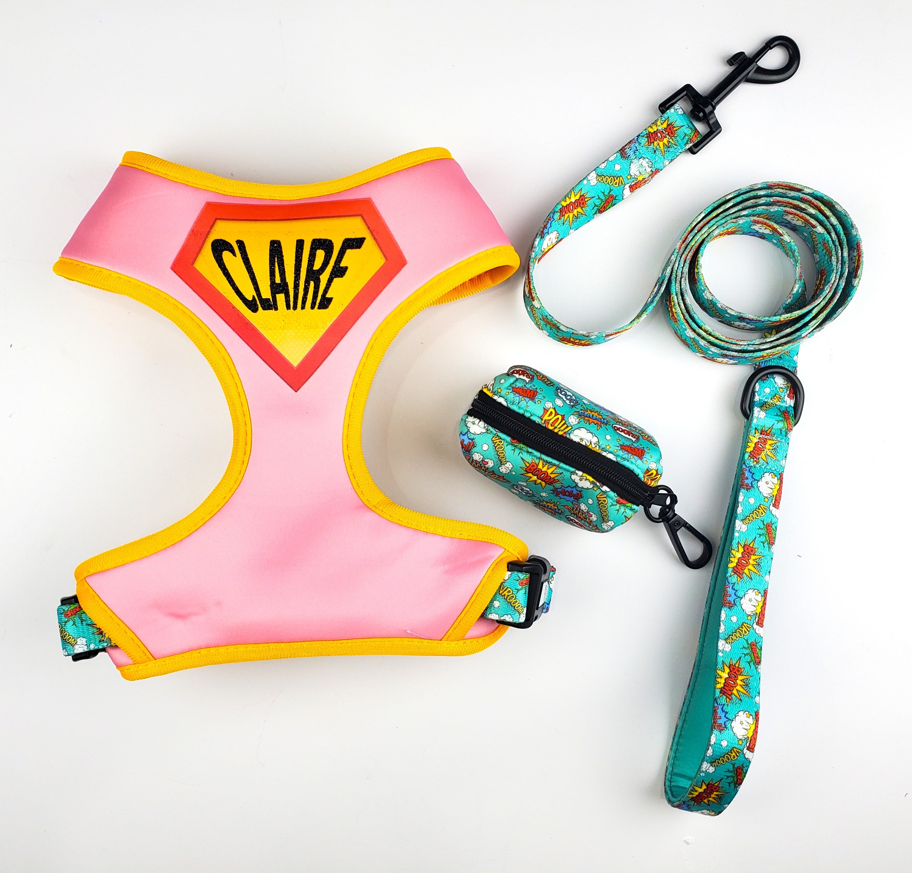 Pink Superhero Harness