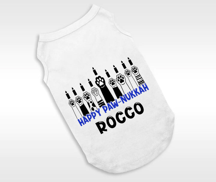 Holiday Dog Shirt | Happy Paw-nukkah