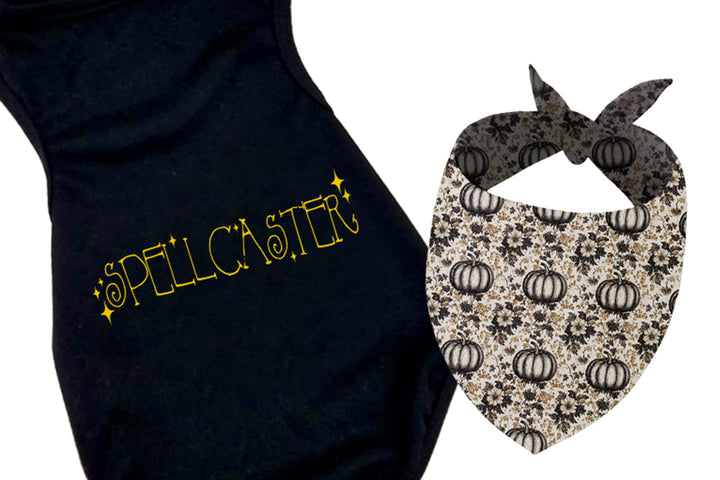 Halloween Dog Bandana Costume | Spellcaster