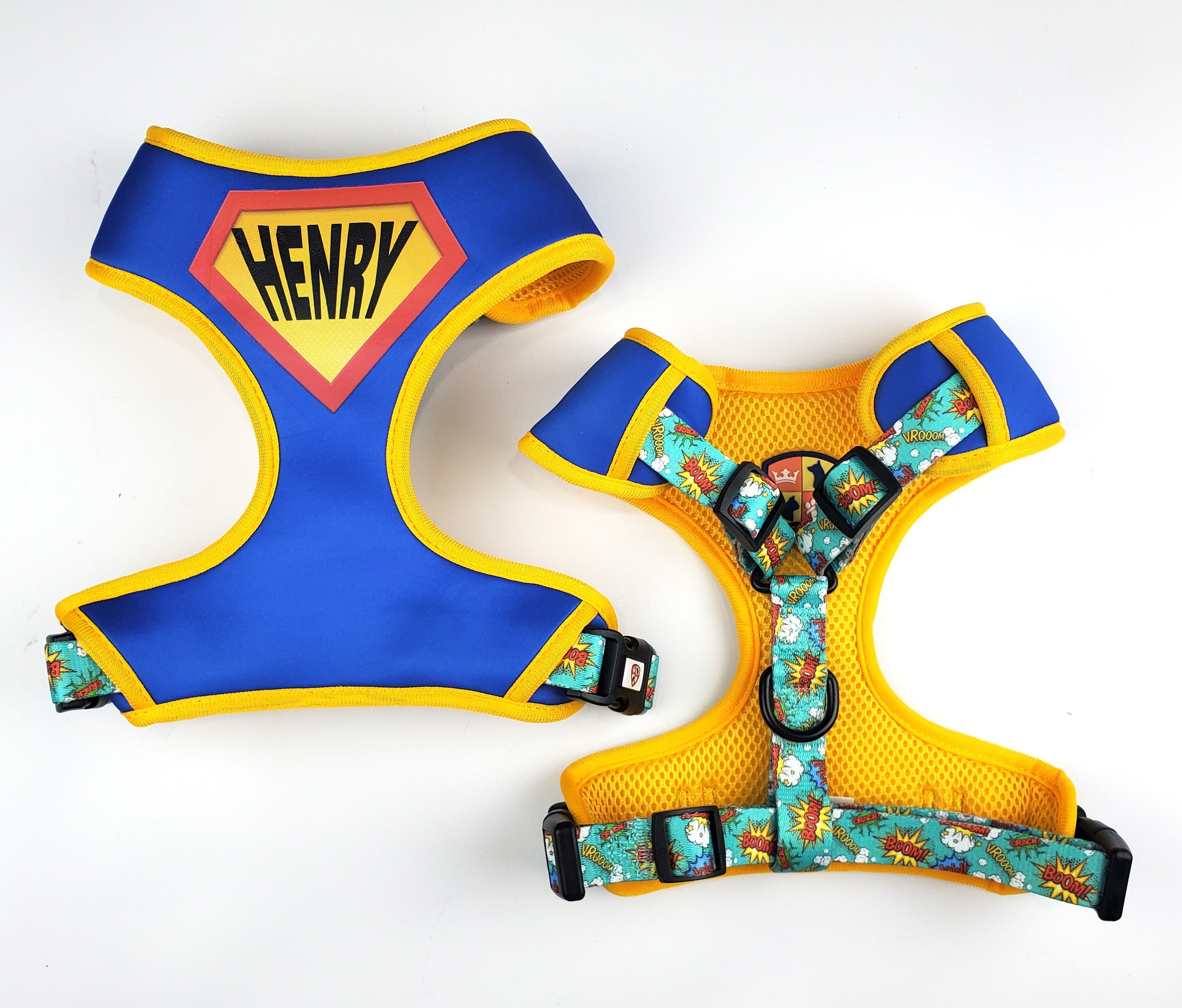 Blue Superhero Harness