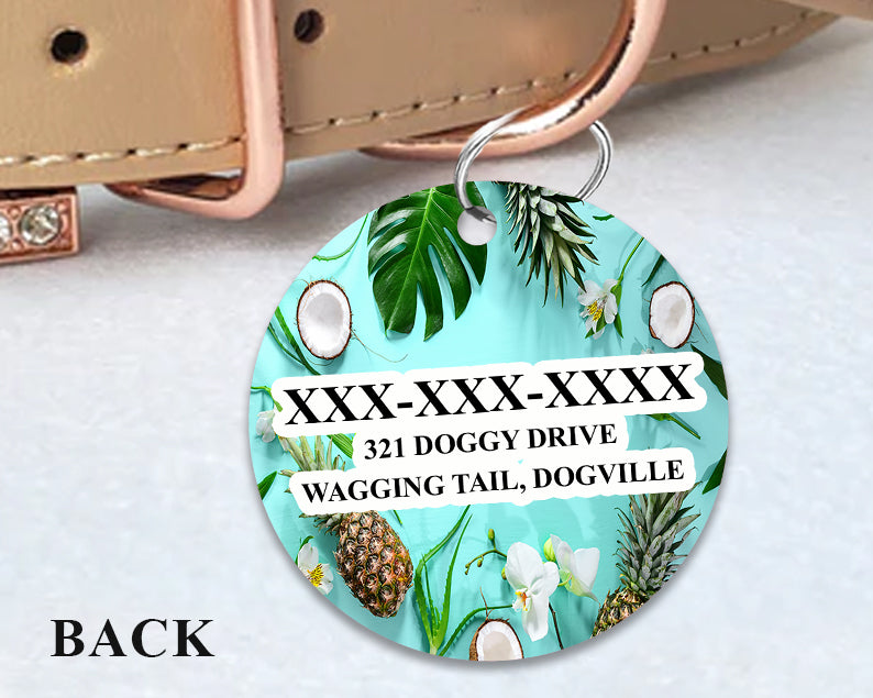 Pet ID Tag | Blue Coconut