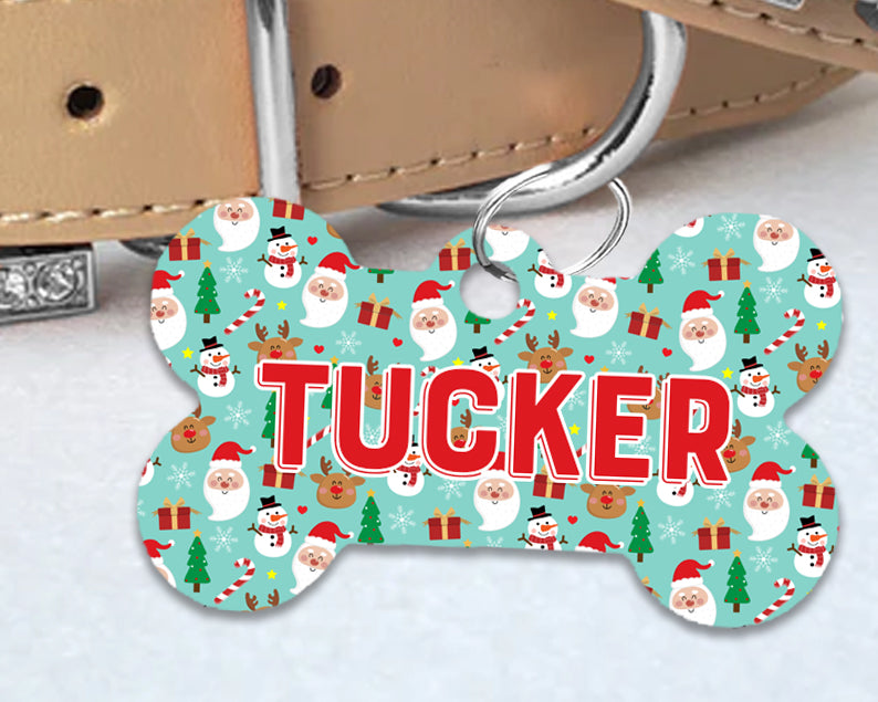 Pet ID Tag | The Jolly Santa