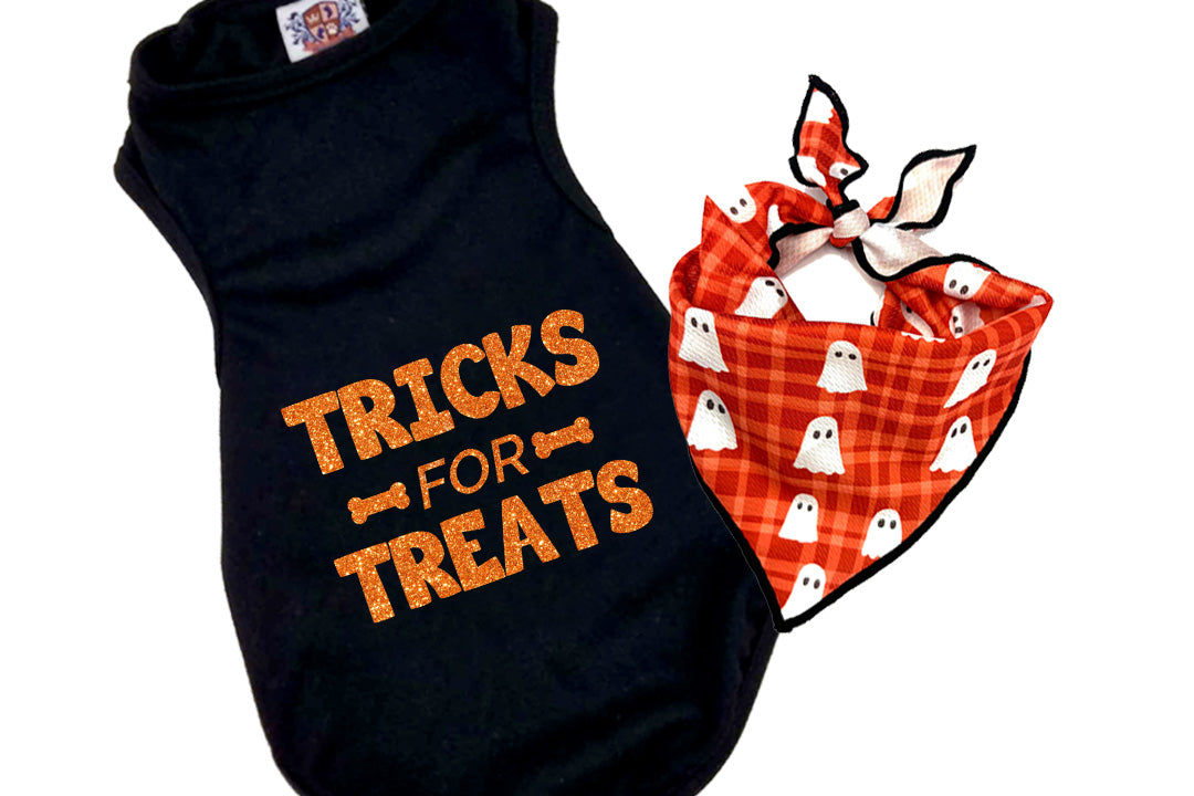 Halloween Dog Shirt | Tricks For Treats