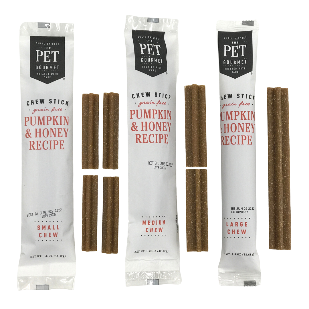 Pumpkin & Honey Chew Sticks