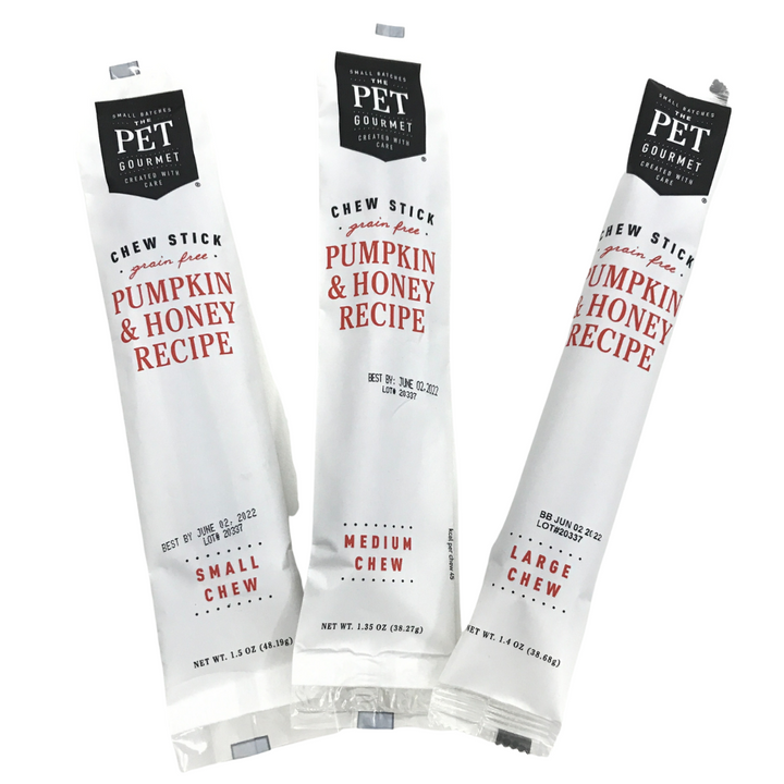 Pumpkin & Honey Chew Sticks