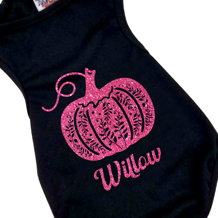 Halloween Dog Shirt | Personalized Vintage Pumpkin