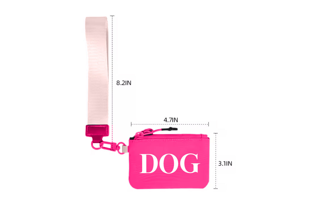 Dual Pouch Dog Mom Walking Wallet