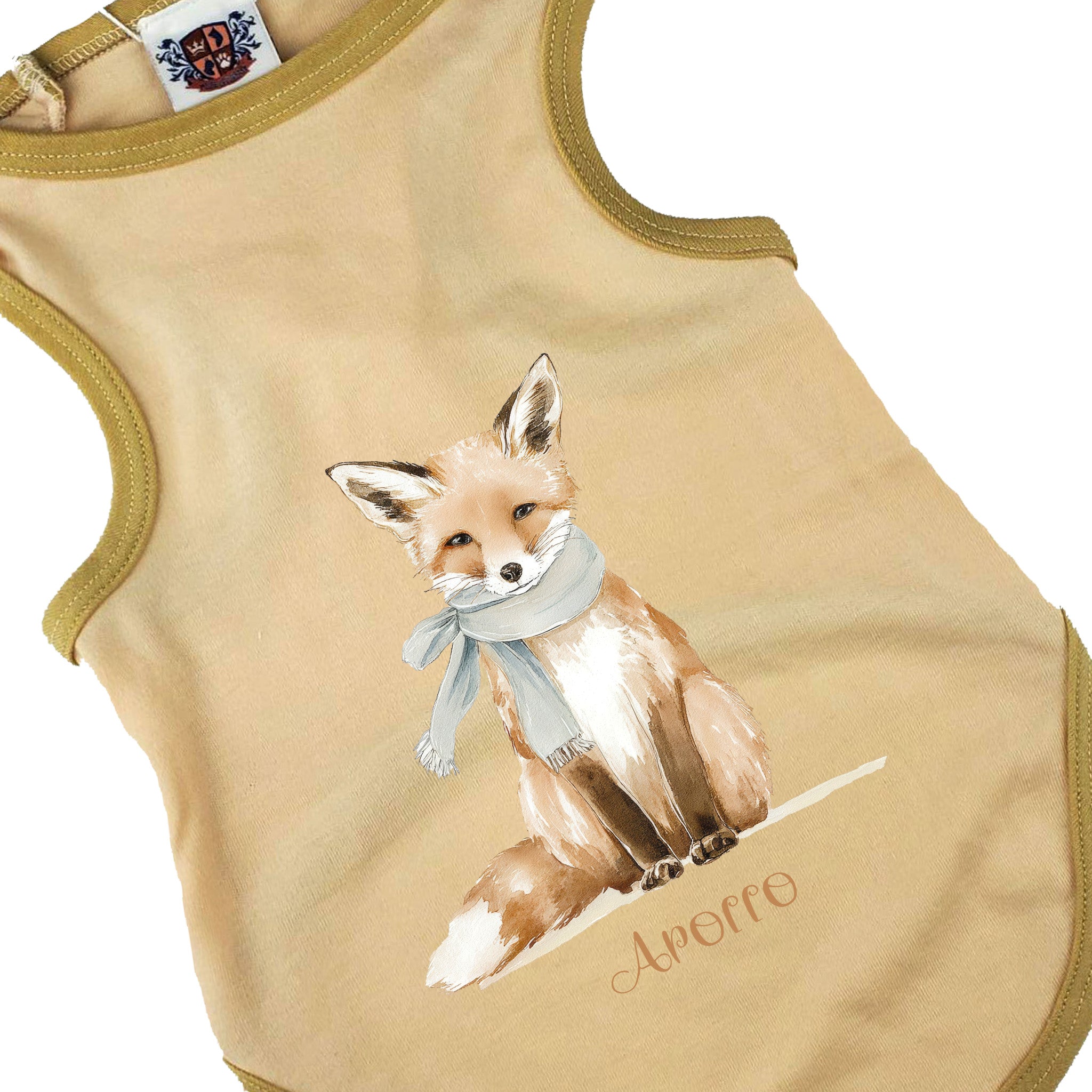 Holiday Dog Shirt | Personalized Winter Fox