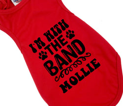 I'm With The Band Personalized Tee | 2 Color Choices